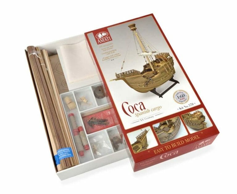 Coca Carrack Amati Model Ship Kit 1-min