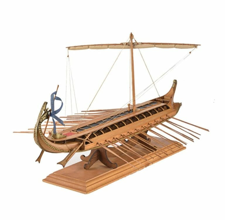 Greek Bireme - Amati Model Ship Kit 1-min