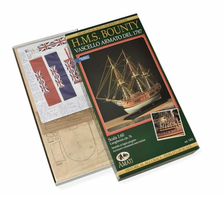 HMS Bounty Amati Model Ship Kit 14-min