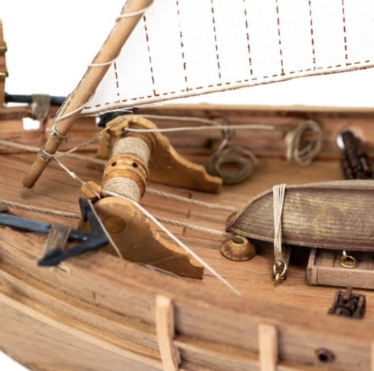 Nina Caravel - Amati Model Ship Kit 4-min