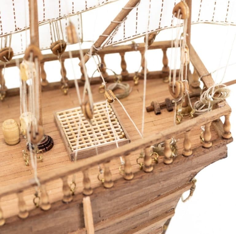 Nina Caravel - Amati Model Ship Kit 7-min