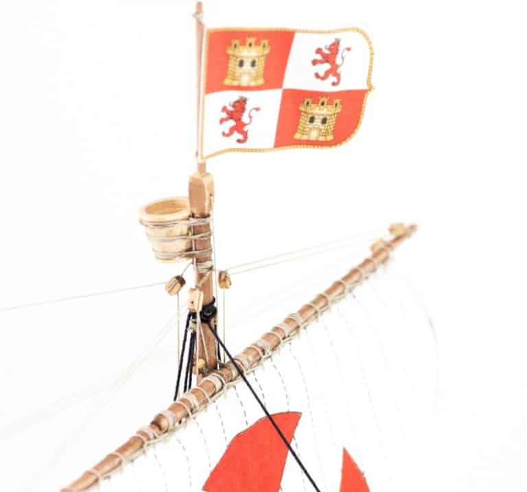 Pinta Caravel - Amati Model Ship Kit 9-min