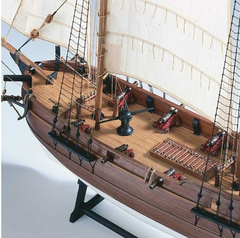 Pirate Ship Adventure Amati Model Ship Kit Detail 8