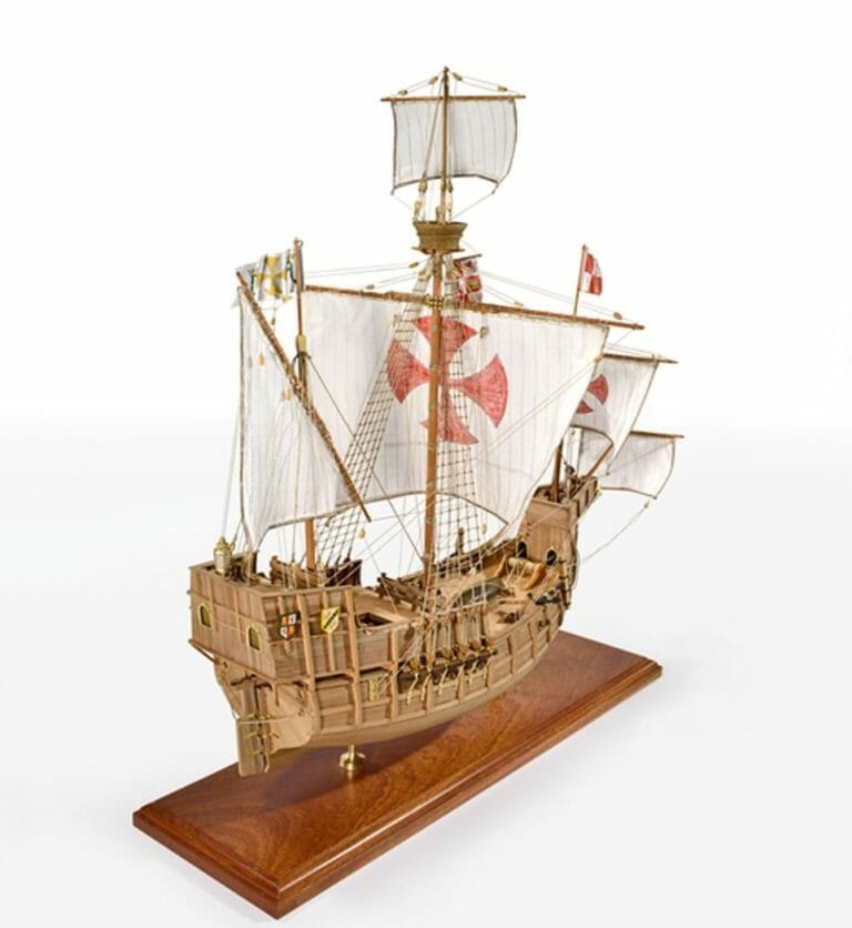Santa Maria Caravel - Amati Model Ship Kit 1-min