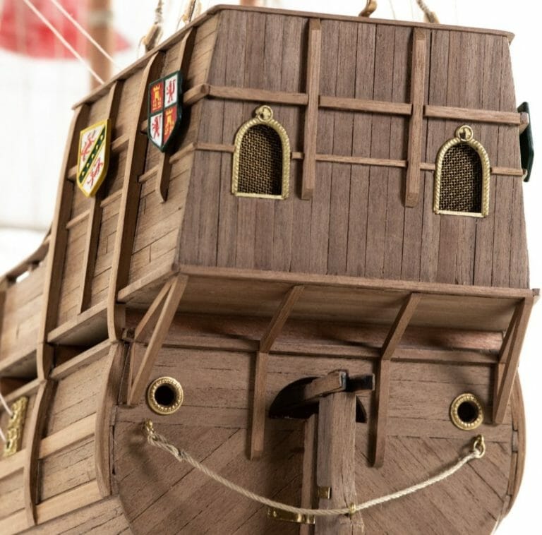 Santa Maria Caravel - Amati Model Ship Kit 7-min