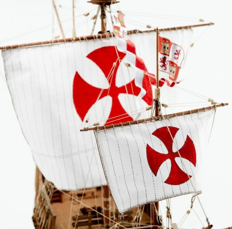 Santa Maria Caravel - Amati Model Ship Kit 9-min