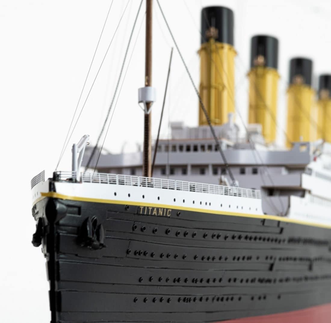 La plus grande maquette flottante au monde du Titanic exposée à