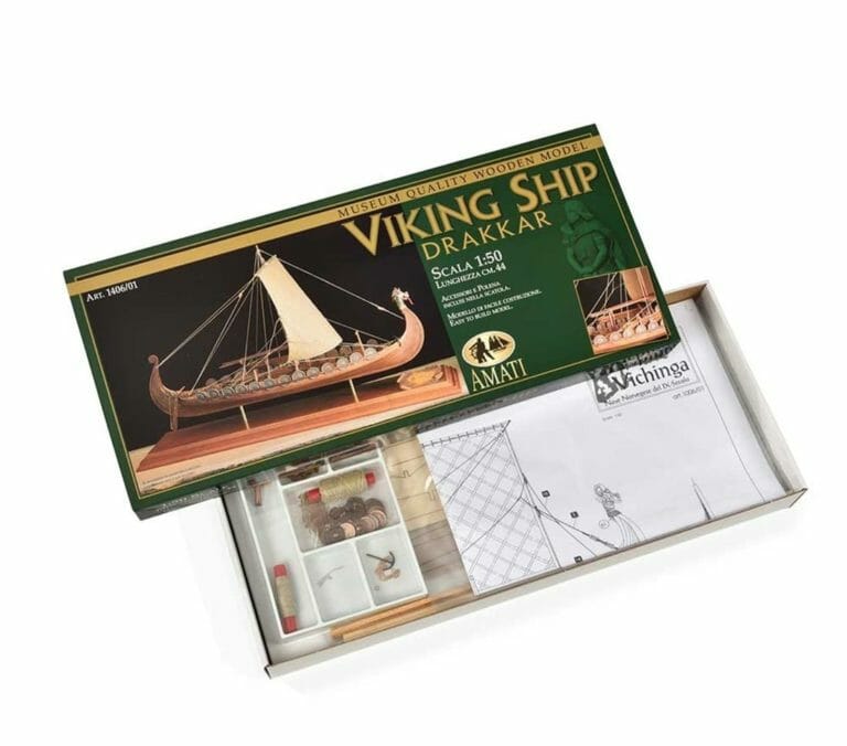 Viking Ship Drakker - Amati Model Ship Kit 7-min