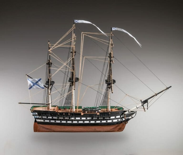 Alexander Newsky - Mini Mamoli - Childrens Model Ship Kit - Detail 2-min