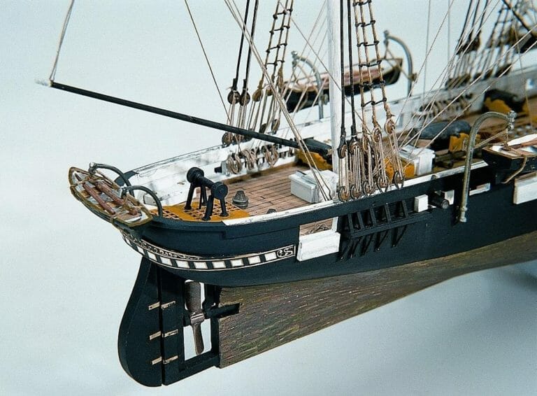 CSS Alabama - Mamoli Model Ship Kit - Detail 2-min