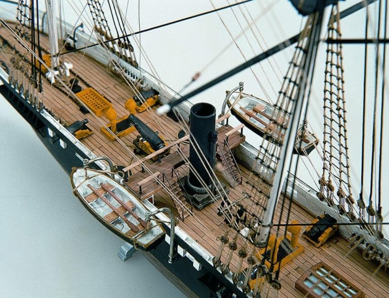 CSS Alabama - Mamoli Model Ship Kit - Detail 3-min