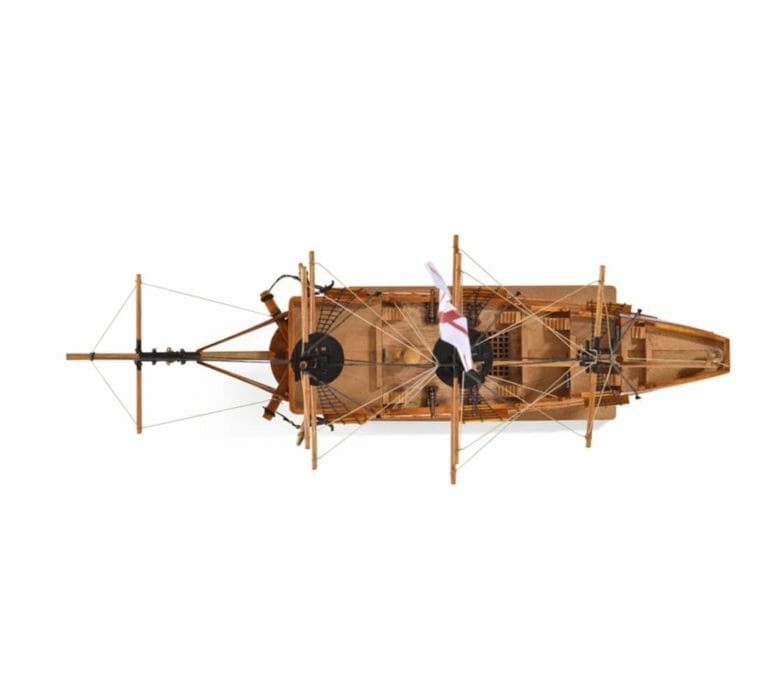 Elizabethan Galleon - Childrens Model Ship Kit - Detail 3-min