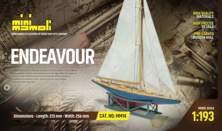 Endeavour II - Mini Mamoli - Childrens Model Ship Kit - Detail 1-min