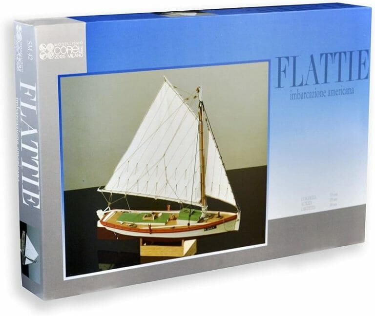 Flattie - Corel Model Ship Kit - Detail 1-min