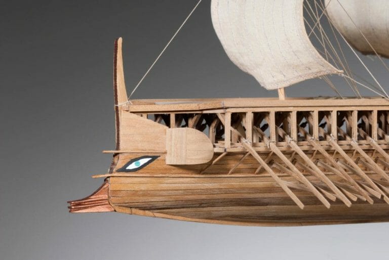 Greek Trireme - Dusek Ship Kits - Detail 1-min (1)