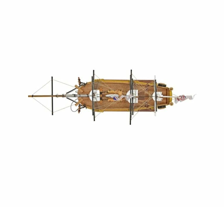 HMS Bounty - Childrens Model Ship Kit - Detail 3-min