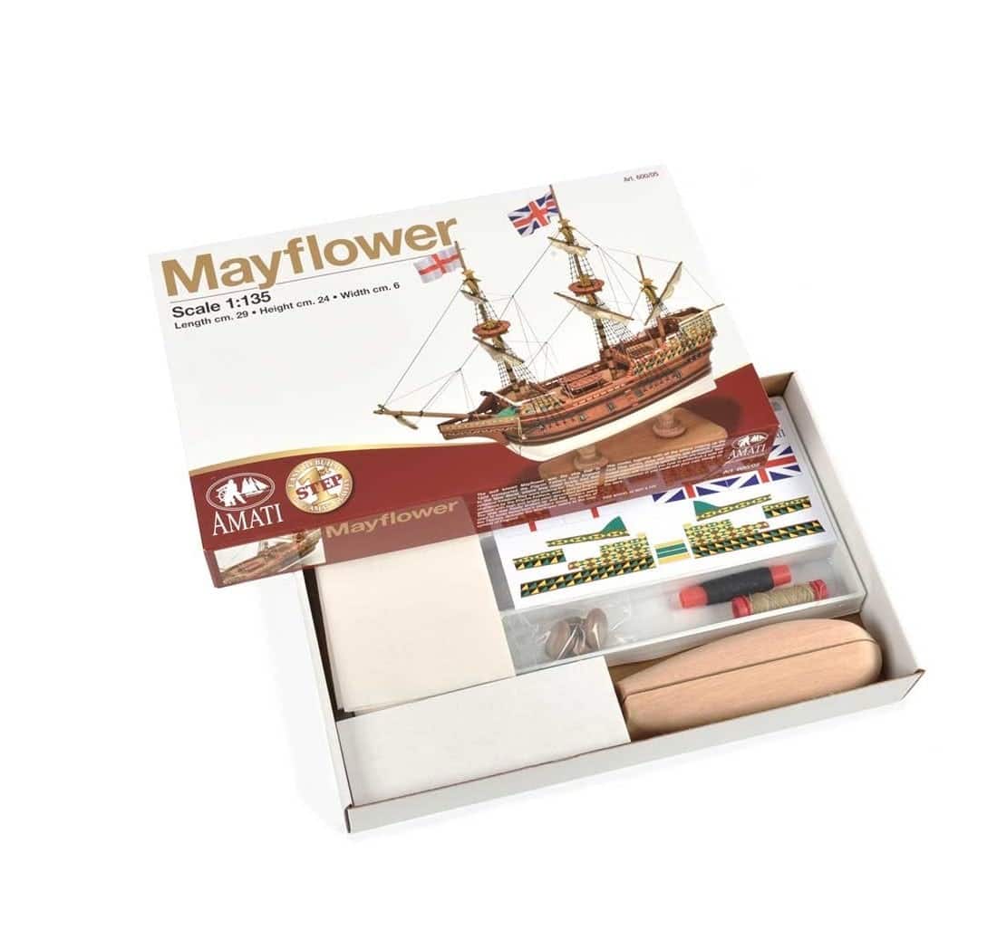 AMATI 60005 - KIT MAQUETA BARCO Mayflower  Maquetas de barcos, Barcos,  Barcos de madera