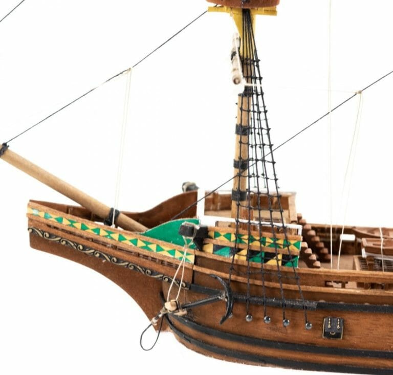 HMS Mayflower - Childrens Model Ship Kit - Detail 3-min