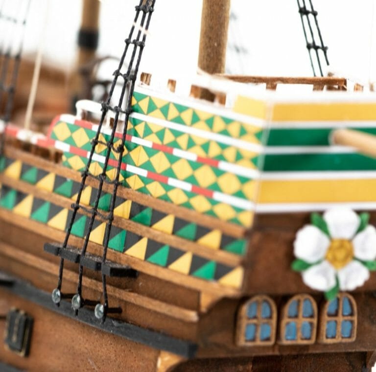 HMS Mayflower - Childrens Model Ship Kit - Detail 7-min