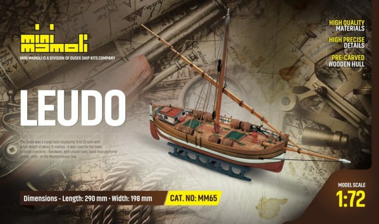 Leudo - Mini Mamoli - Childrens Model Ship Kit - Detail 1-min