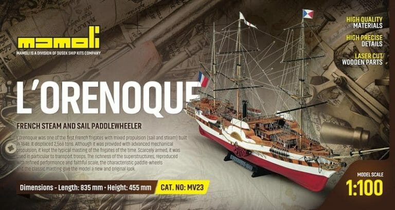 Lorenoque - Mamoli Model Ship Kit - Detail 1-min