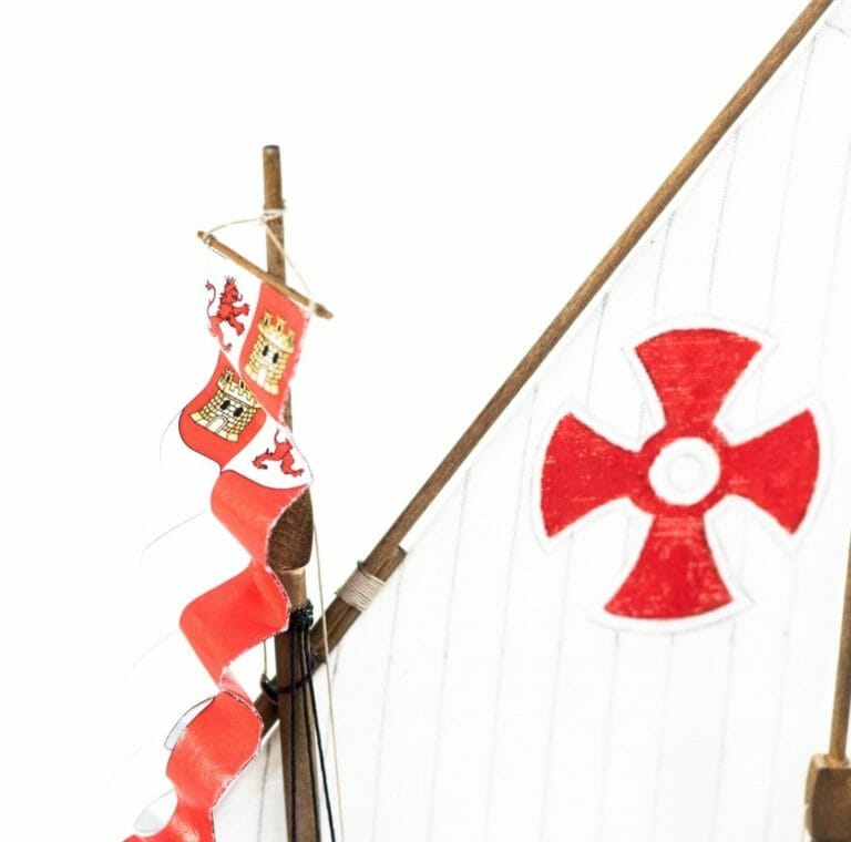 Nina - Childrens Model Ship Kit - Detail 7-min