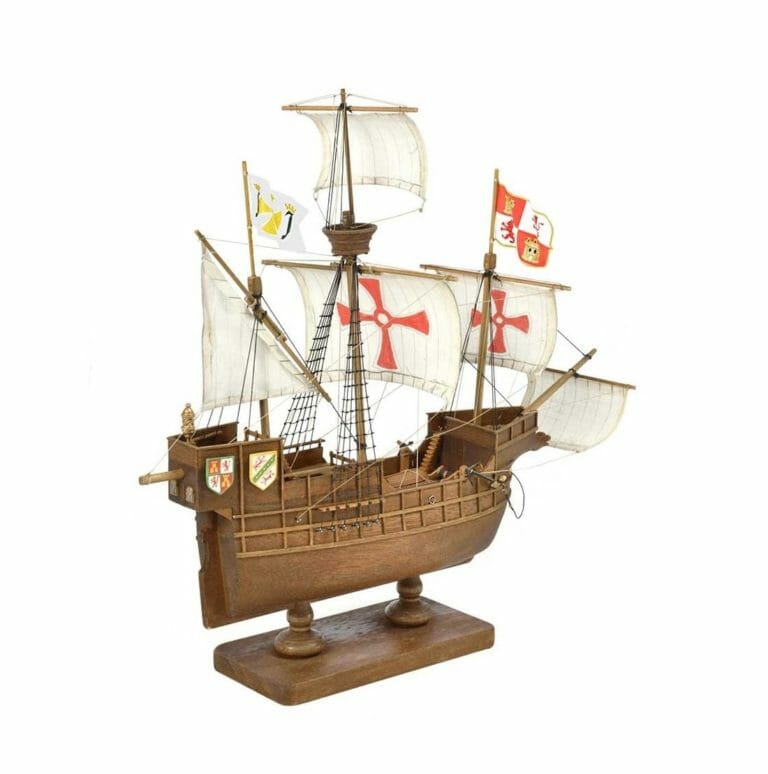 Santa Maria - Childrens Model Ship Kit - Detail 2-min