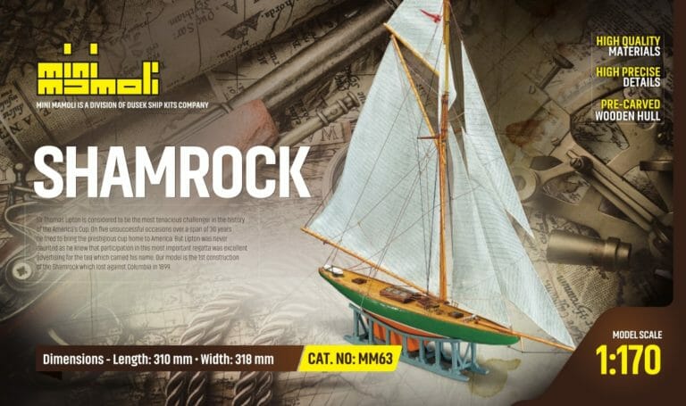 Shamrock - Mini Mamoli - Childrens Model Ship Kit - Detail 1-min