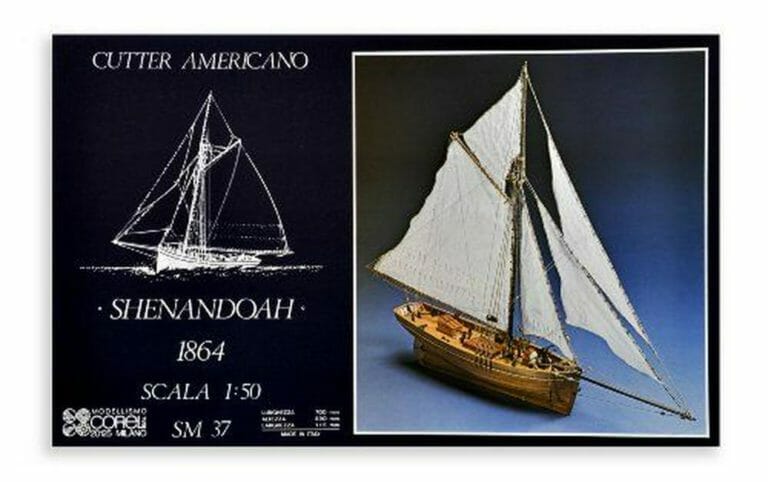 Shenandoah - Corel Model Ship Kits - Detail 1-min