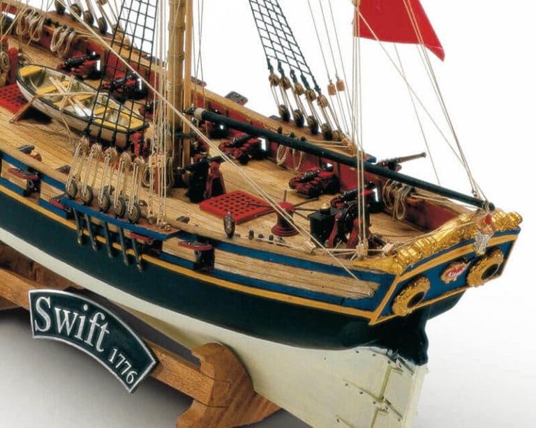 Swift - Mamoli Model Ship Kit - Detail 2-min