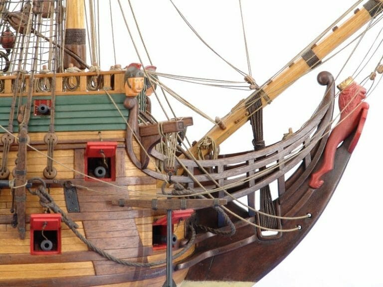 Wappen Von Hamburg - Corel Model Ship Kit - Detail Photo 7-min