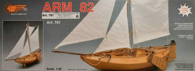 Arm 82 Dutch Fishing Boat - Mantua Wooden Model Ship Kits - Detail 2-min