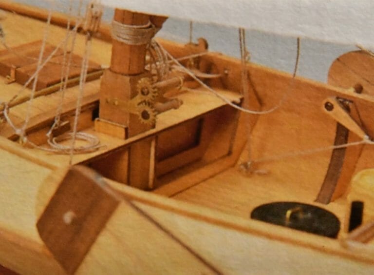 Arm 82 Dutch Fishing Boat - Mantua Wooden Model Ship Kits - Detail 8-min