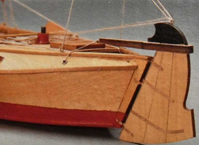 Arm 82 Dutch Fishing Boat - Mantua Wooden Model Ship Kits - Detail 9-min