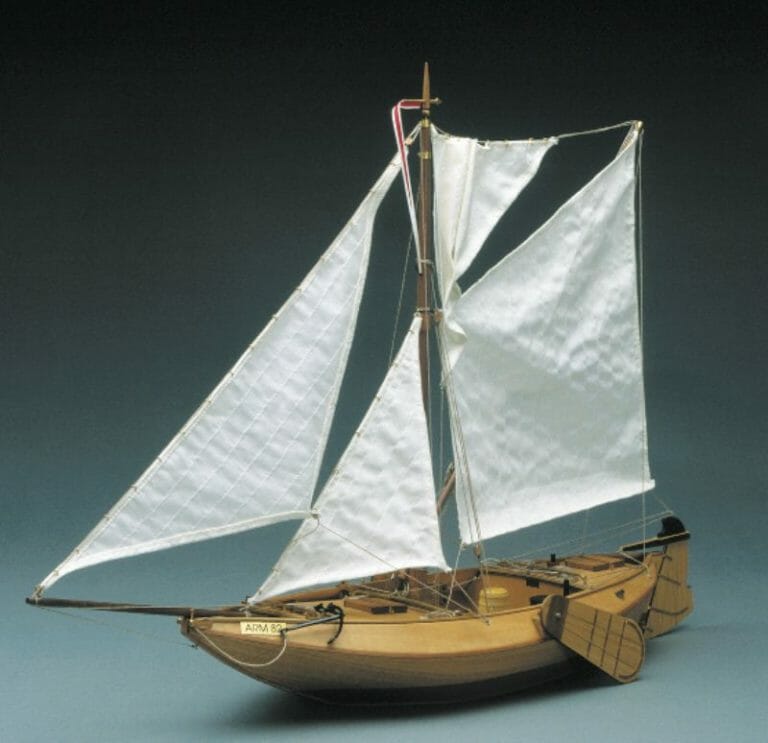 Arm 82 Dutch Fishing Boat - Mantua Wooden Model Ship Kits-min