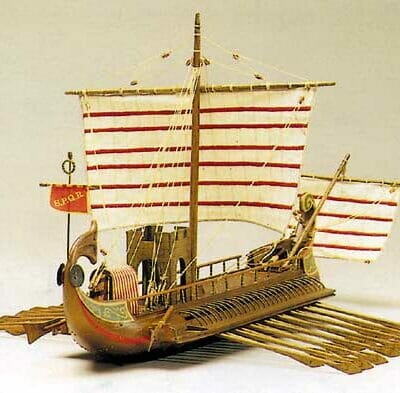 Caesar Roman Bireme - Mantua Wooden Model Ship Kits