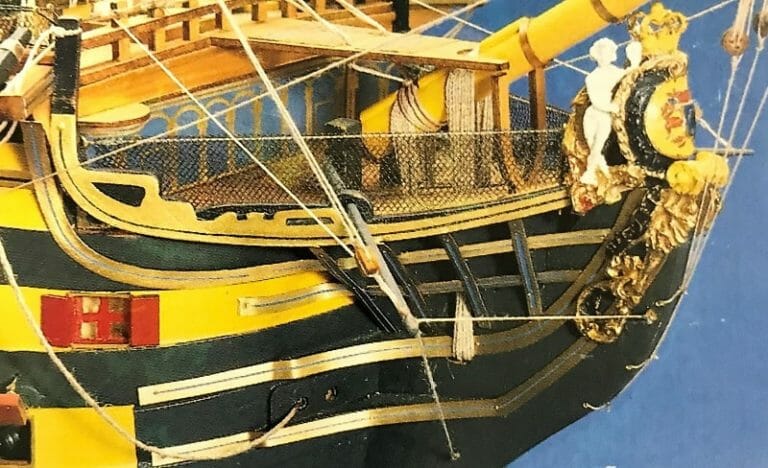 HMS Victory Deluxe - Mantua Wooden Model Ship Kits - Detail 4-min