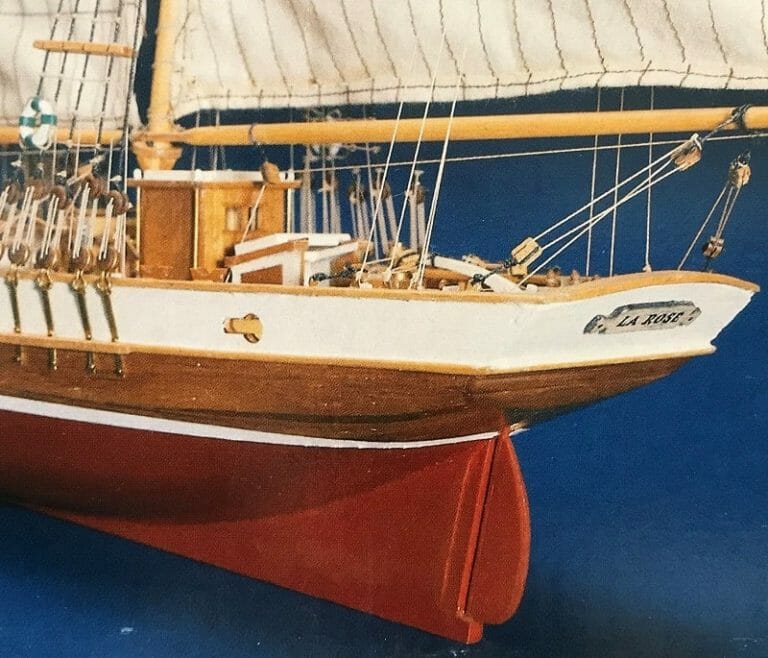 La Rose - Mantua Wooden Model Ship Kits - Detail 3-min