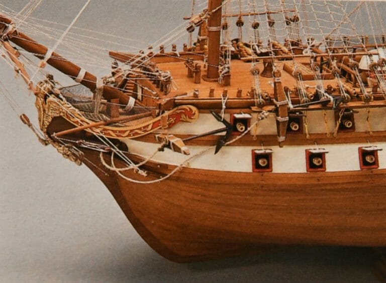 Le Superbe - Mantua Wooden Model Ship Kits - Detail 2-min