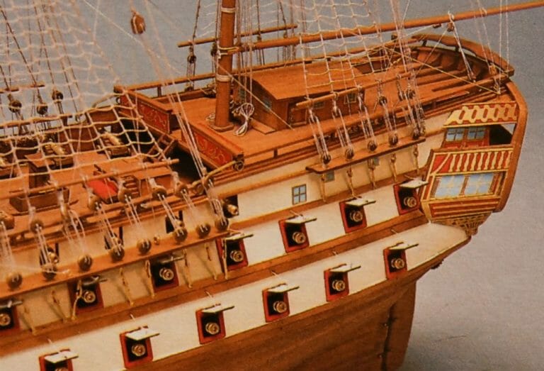 Le Superbe - Mantua Wooden Model Ship Kits - Detail 4-min