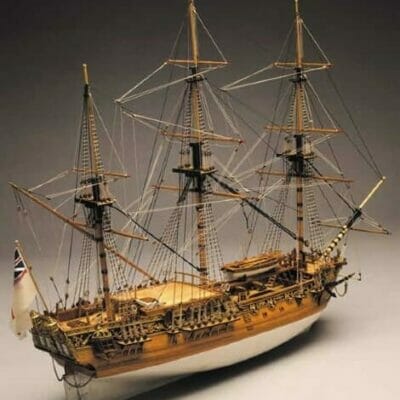 Royal Yacht Caroline - Mantua Wooden Model Ship Kits