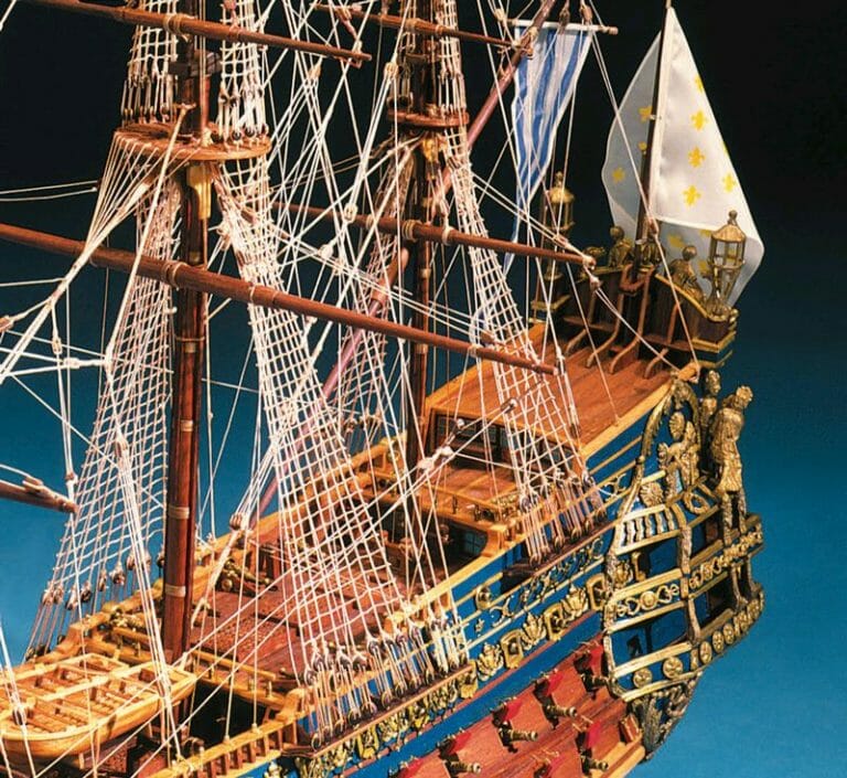 Soleil Royale - Mantua Wooden Model Ship Kits - Detail 6-min