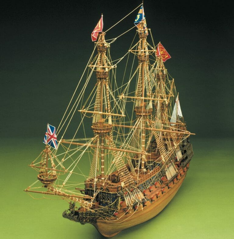 Sovereign of The Seas - Mantua Wooden Model Ship Kits - Detail 2-min