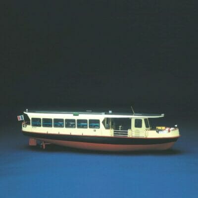 Venetian Passenger Motor Boat - Mantua Wooden Model Ship Kits