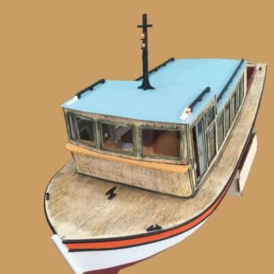 Besiktas Motorboat Model Ship Kit by Turk Model