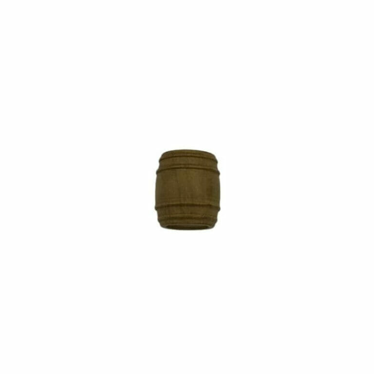 Barrel - Wood - Brown - 20dia X 22mm