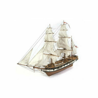 Maqueta para montar barco pesquero en madera. Kit modelismo naval