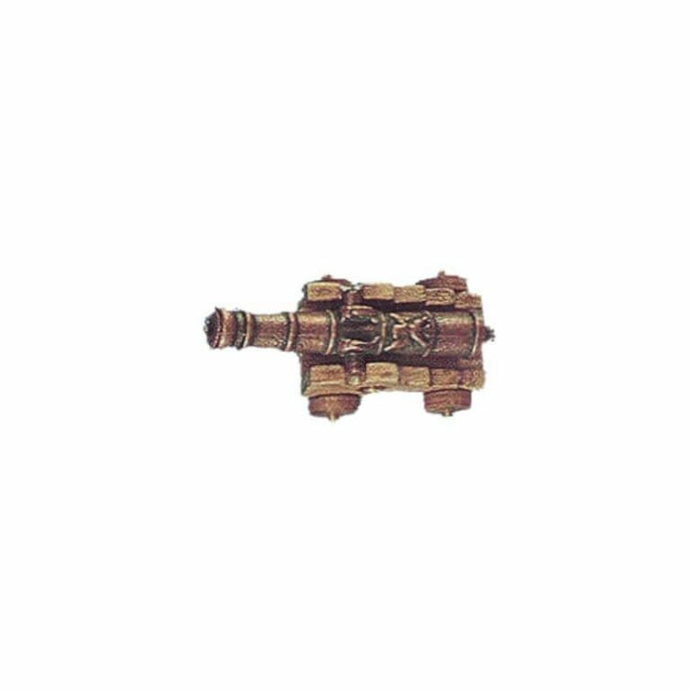 _Cannon Kit - Wood Carriage - Decorated - 1-1316 (45mm)