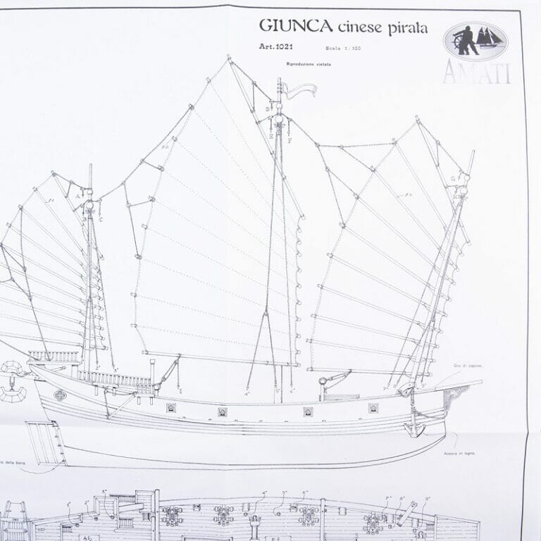 Chinese Junk Ship Plans 1