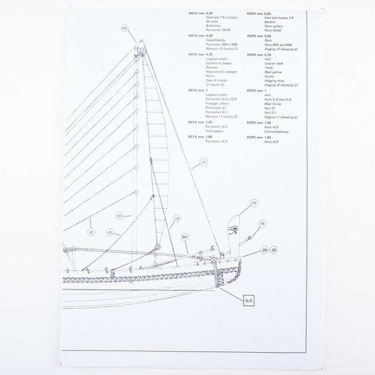 Egyptian Ship Ship Plans 3